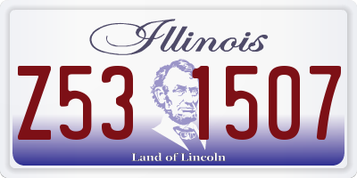 IL license plate Z531507