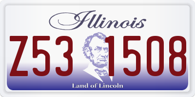 IL license plate Z531508
