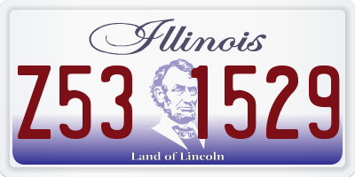 IL license plate Z531529