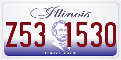 IL license plate Z531530