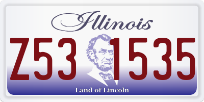 IL license plate Z531535
