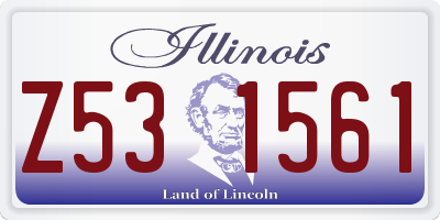IL license plate Z531561