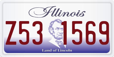 IL license plate Z531569