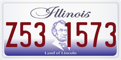 IL license plate Z531573
