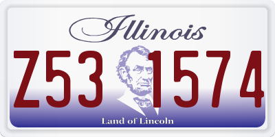 IL license plate Z531574
