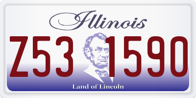 IL license plate Z531590