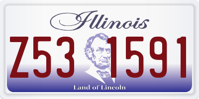 IL license plate Z531591
