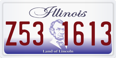 IL license plate Z531613