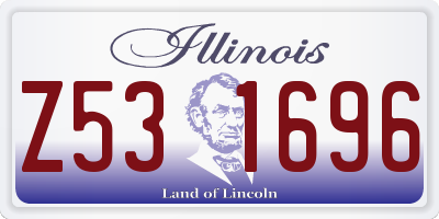 IL license plate Z531696