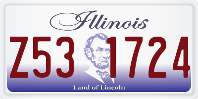 IL license plate Z531724