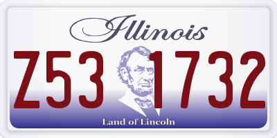 IL license plate Z531732