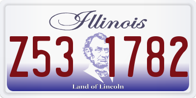 IL license plate Z531782