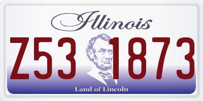 IL license plate Z531873