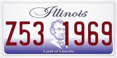IL license plate Z531969