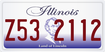 IL license plate Z532112