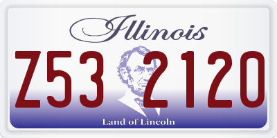 IL license plate Z532120