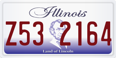 IL license plate Z532164