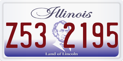 IL license plate Z532195