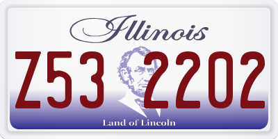 IL license plate Z532202