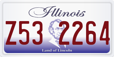 IL license plate Z532264