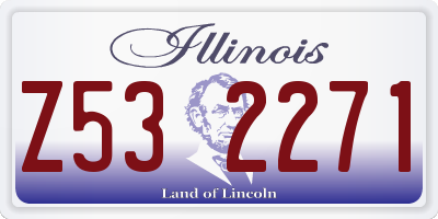 IL license plate Z532271