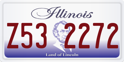 IL license plate Z532272