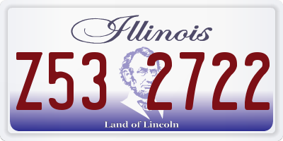 IL license plate Z532722