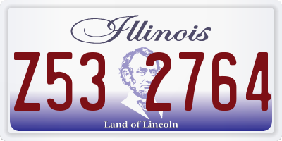 IL license plate Z532764