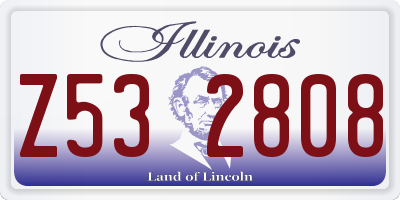 IL license plate Z532808