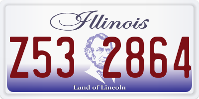 IL license plate Z532864