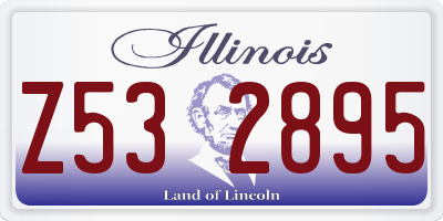 IL license plate Z532895