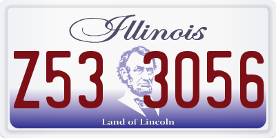 IL license plate Z533056