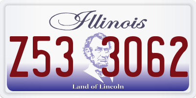 IL license plate Z533062