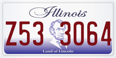 IL license plate Z533064