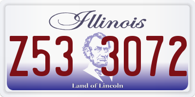 IL license plate Z533072