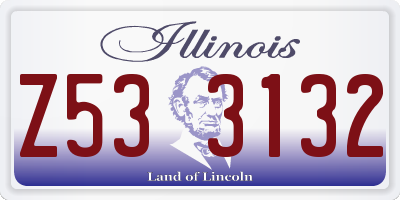 IL license plate Z533132