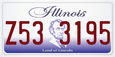 IL license plate Z533195