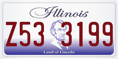 IL license plate Z533199
