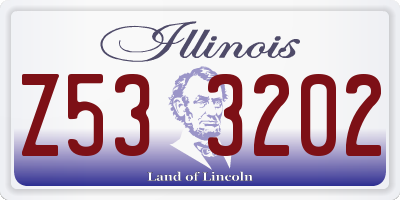 IL license plate Z533202