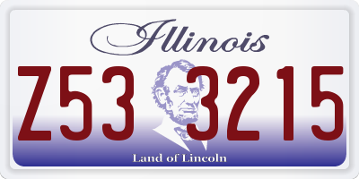 IL license plate Z533215