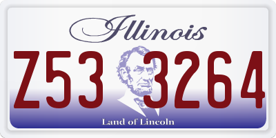 IL license plate Z533264