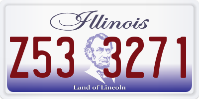 IL license plate Z533271
