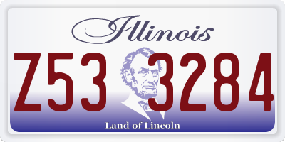 IL license plate Z533284