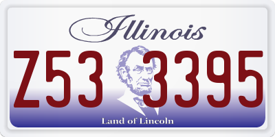 IL license plate Z533395