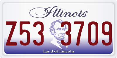 IL license plate Z533709