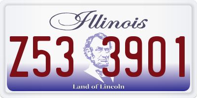 IL license plate Z533901