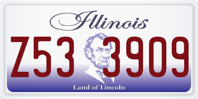 IL license plate Z533909