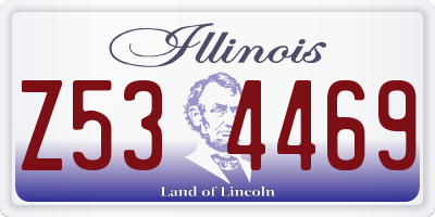 IL license plate Z534469