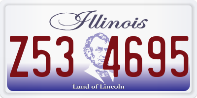 IL license plate Z534695