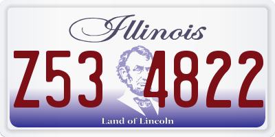 IL license plate Z534822